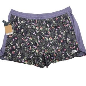 The North Face Women’s Size 2X Hydrenaline 2000 shorts mesh lined purple NWT